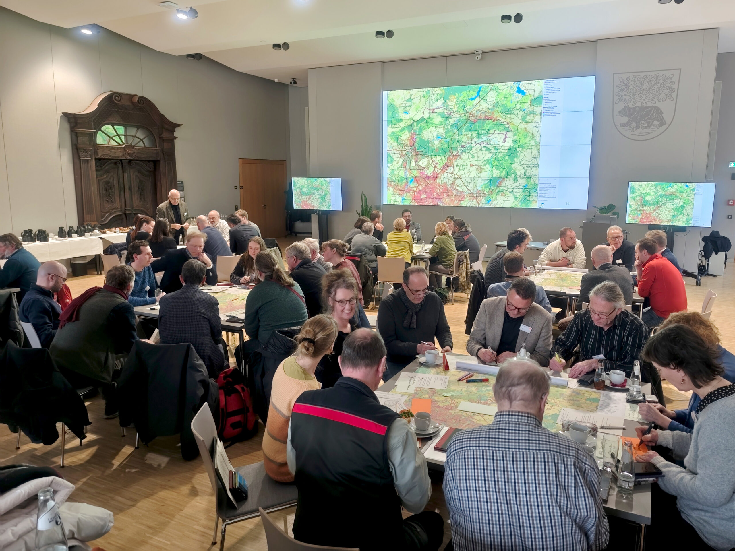 Austauschtreffen Urbane Biosphärenregion Berlin-Barnim, Bürgersaal Bernau, 20.02.2026, Foto: Pierre Ibisch