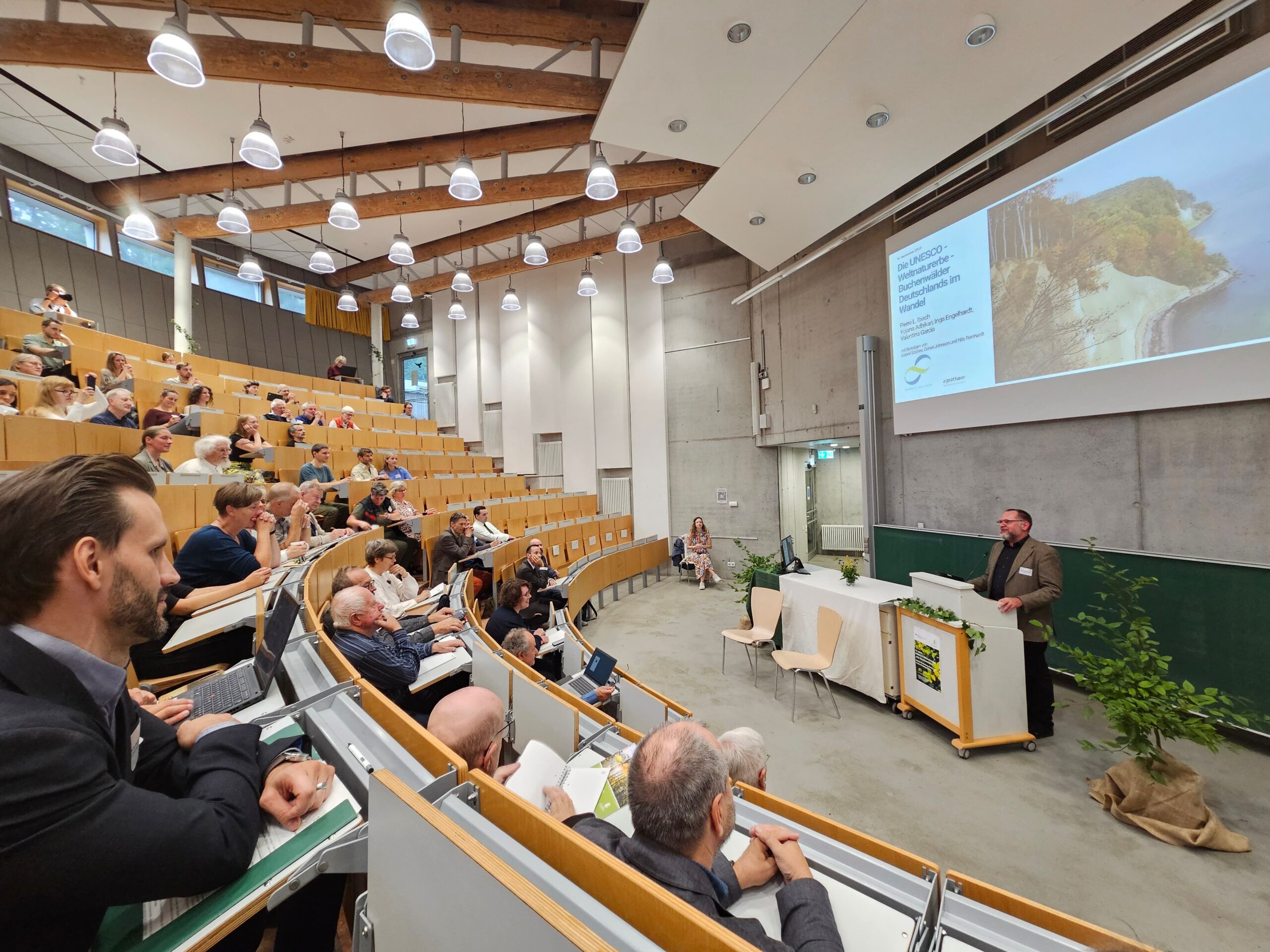 Fachtagung UNESCO- Welterbe Alte Buchenwälder Deutschland, Vortag von Prof. Pierre Ibisch, 16.09.2026, Foto: Christoph Nowicki